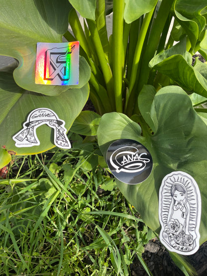 4 pack Ganas Stickers