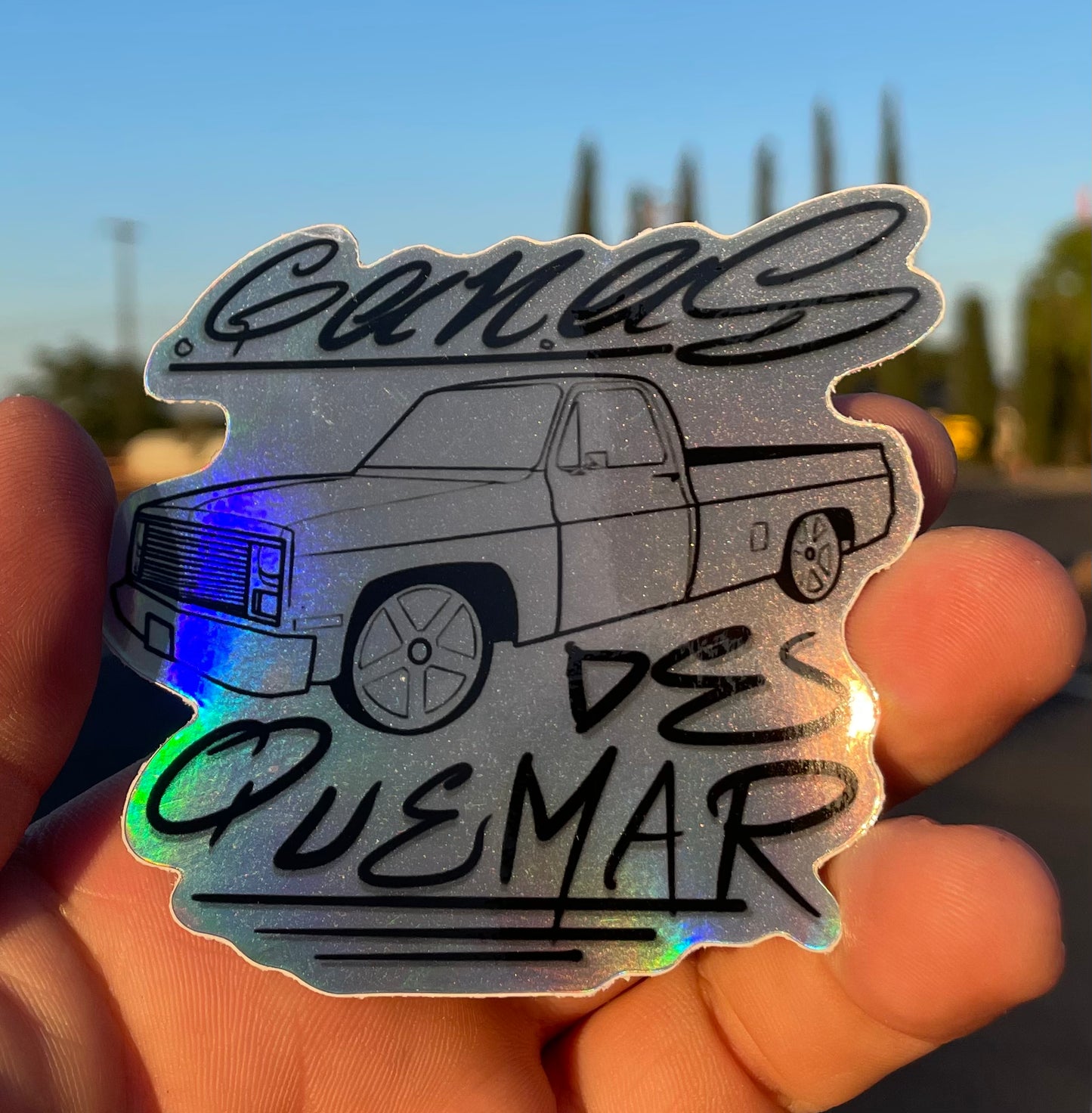 Ganas De Quemar Sticker
